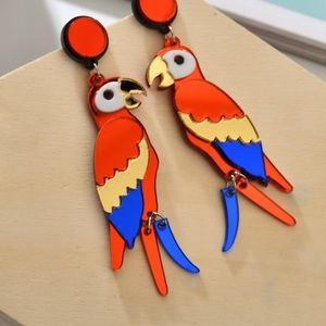 Parrot Acrylic Earrings